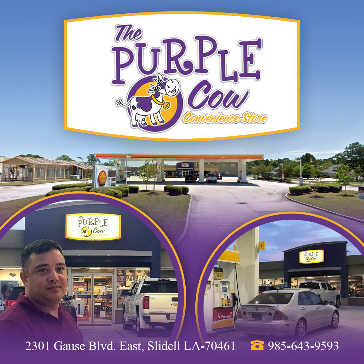 The Purple Cow Convenience Store